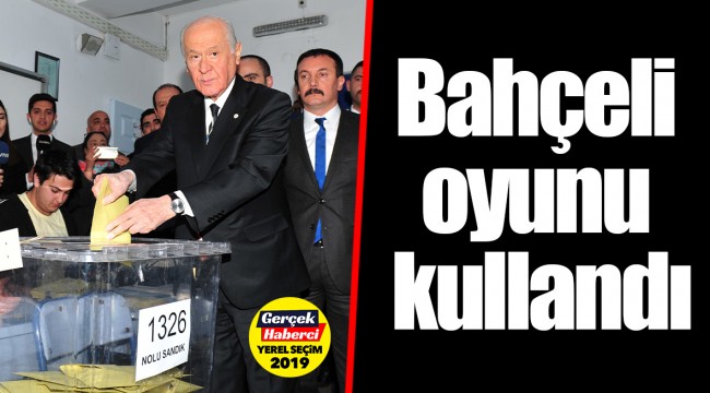 Bahçeli oy kullandı