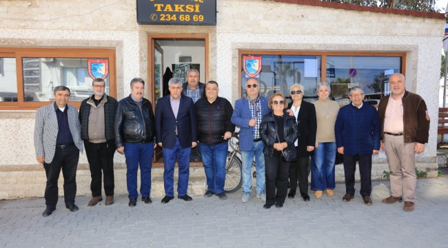 Başkan İnce taksicileri ziyaret etti