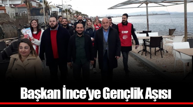 Başkan İnce’ye Gençlik Aşısı