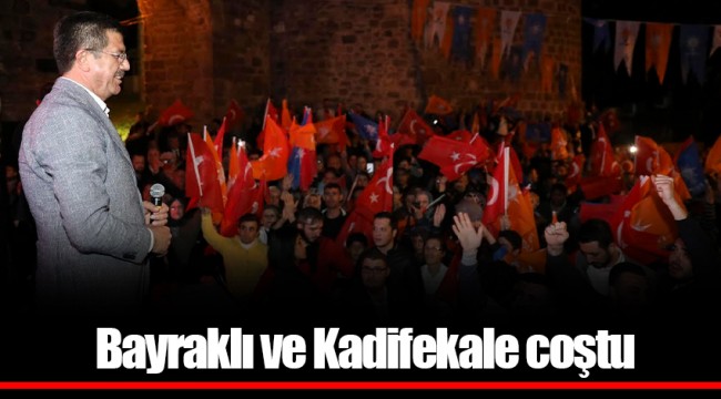 Bayraklı ve Kadifekale coştu