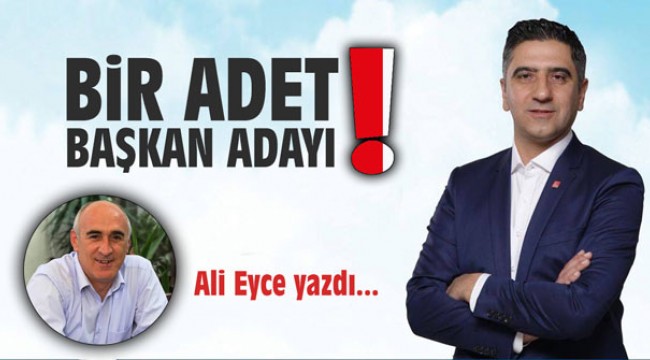 Bir adet aday!