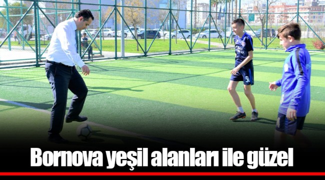 Bornova yeşil alanları ile güzel