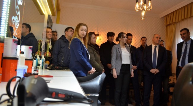 Cezaevinde “Salon Kader” kuaför salonu açıldı