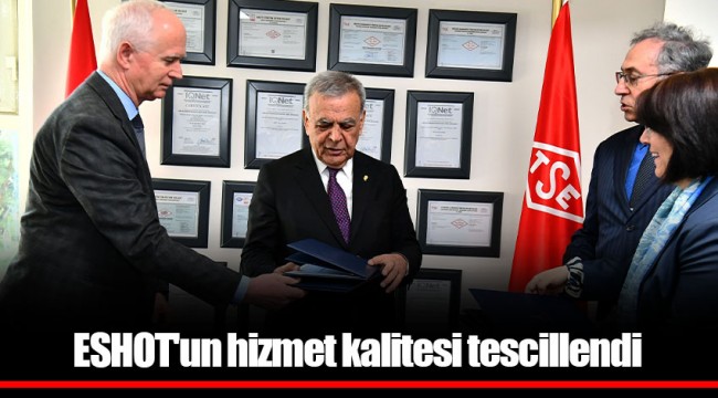 ESHOT'un hizmet kalitesi tescillendi