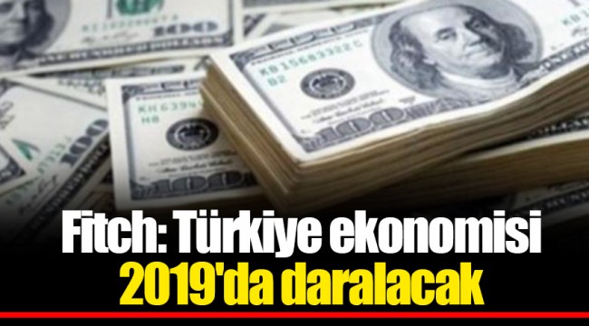 Fitch: Türkiye ekonomisi 2019'da daralacak