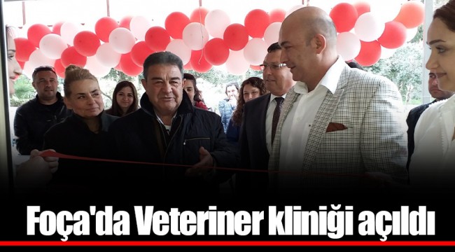 Foça'da Veteriner kliniği açıldı