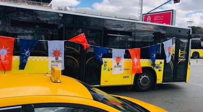 İBB’den AK Parti mitingine bedava otobüs