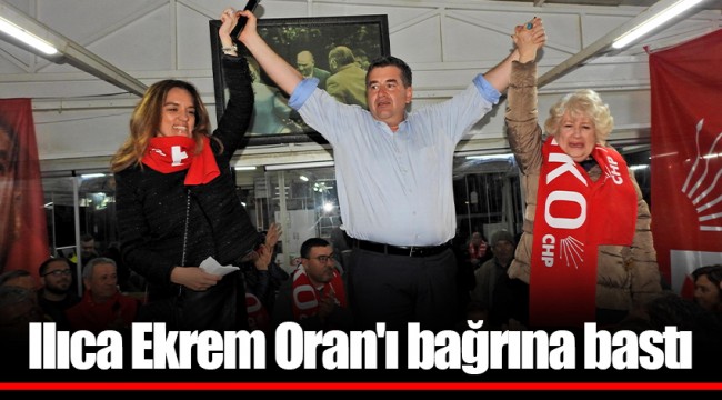 Ilıca Ekrem Oran'ı bağrına bastı