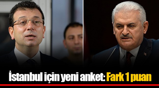 İstanbul için yeni anket: Fark 1 puan