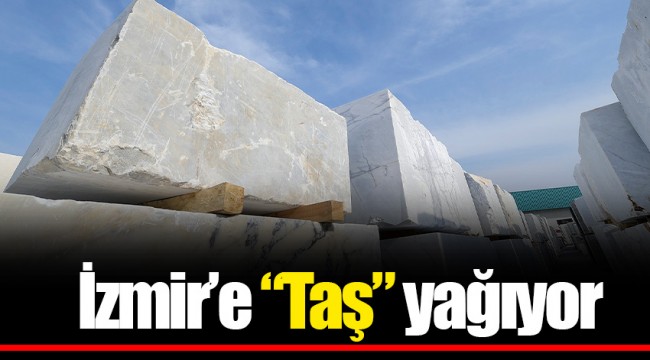 İzmir’e “Taş” yağıyor