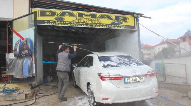 Kış aylarında oto yıkama sektörü durgun