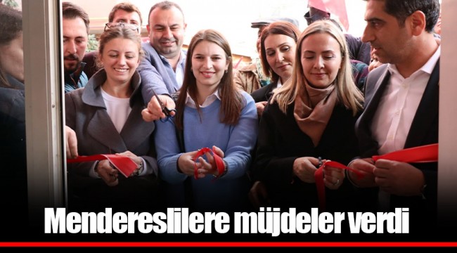 Mendereslilere müjdeler verdi