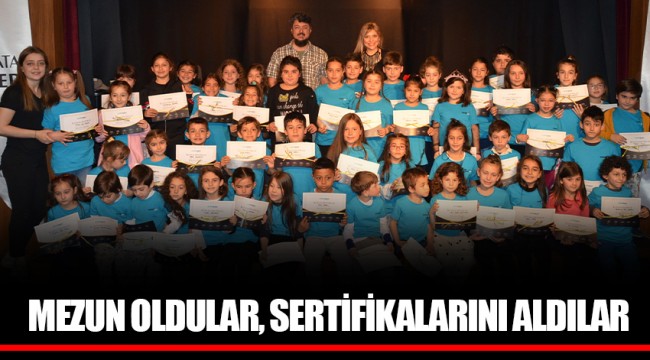 MEZUN OLDULAR, SERTİFİKALARINI ALDILAR