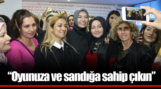 “Oyunuza ve sandığa sahip çıkın”