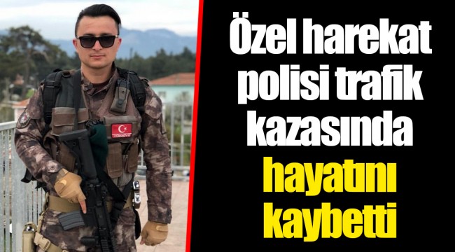 Özel harekat polisi trafik kazasında hayatını kaybetti