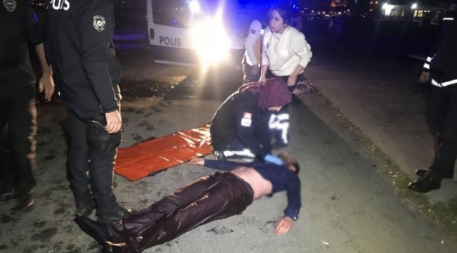 Polis çağırıp intihar girişiminde bulundu