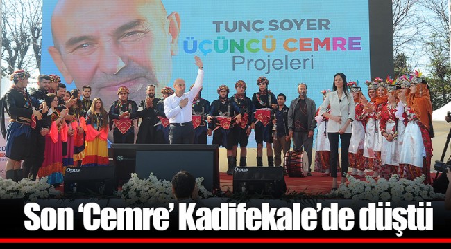 Son ‘Cemre’ Kadifekale’de düştü