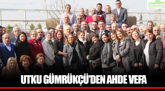 UTKU GÜMRÜKÇÜ’DEN AHDE VEFA