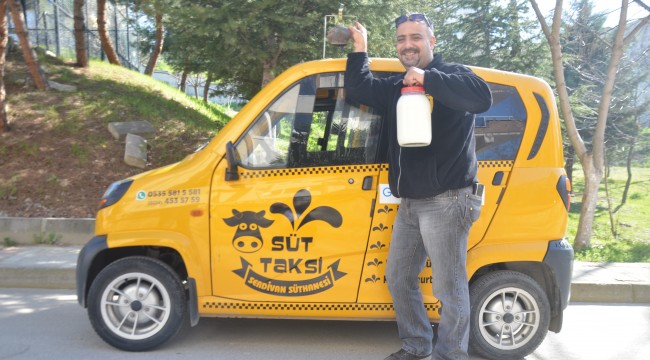 Yöneticiliği bıraktı, "süt taksi" projesini hayata geçirdi