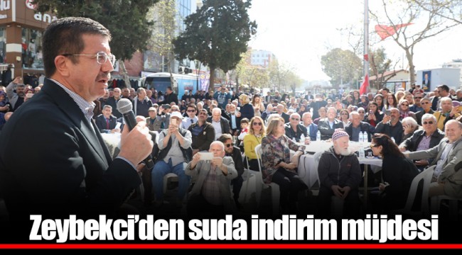 Zeybekci’den suda indirim müjdesi