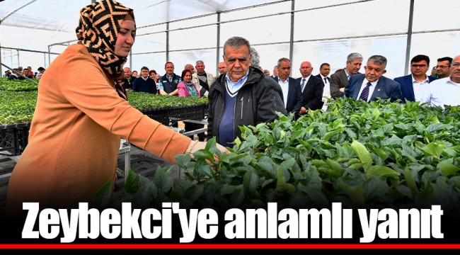Zeybekçi'ye anlamlı yanıt