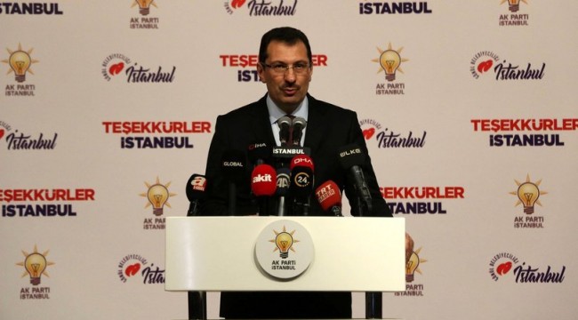 AK Parti'den İstanbul'da seçim sonucuna itiraz!