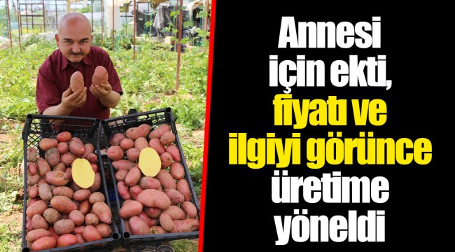Annesi için ekti, fiyatı ve ilgiyi görünce üretime yöneldi