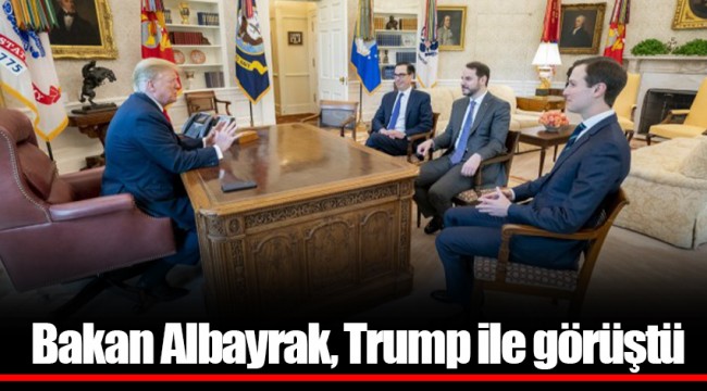 Bakan Albayrak, Trump ile görüştü
