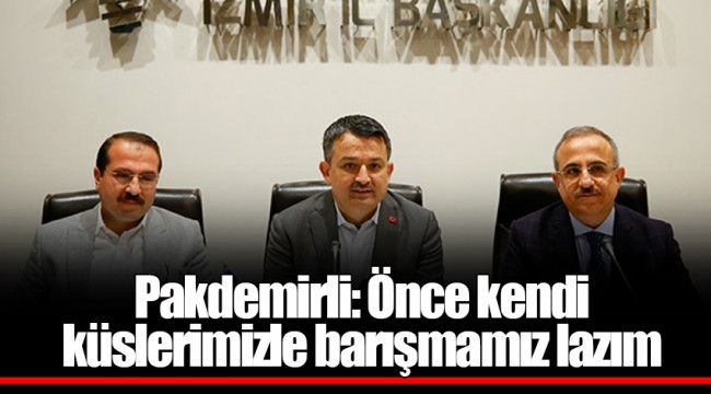 Bakan Pakdemirli: “Demek ki İzmir’de gönüllere giremedik”