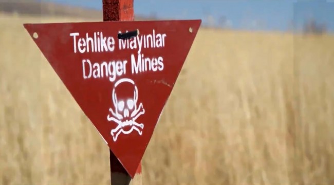 Bakanlık yayınladığı kamu spotu ile "mayın tehlikesi"ne dikkat çekti