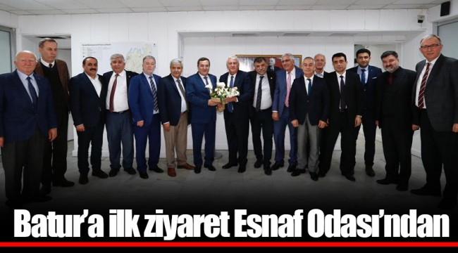 Batur’a ilk ziyaret Esnaf Odası’ndan