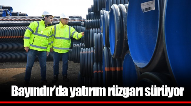 Bayındır’da yatırım rüzgarı sürüyor