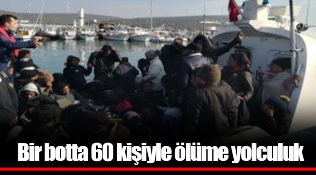 Bir botta 60 kişiyle ölüme yolculuk