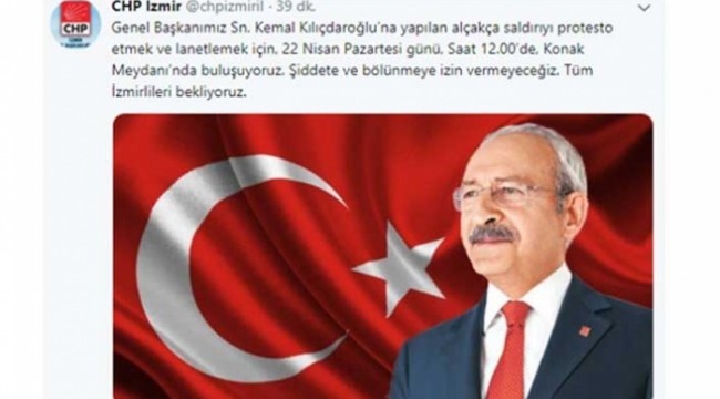 CHP İzmir'den çağrı