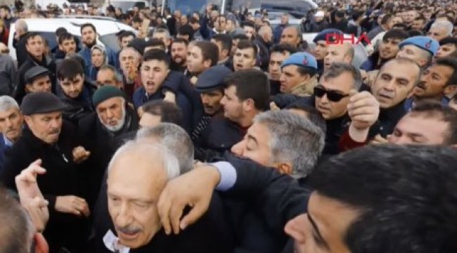 CHP lideri Kemal Kılıçdaroğlu'na saldırı!