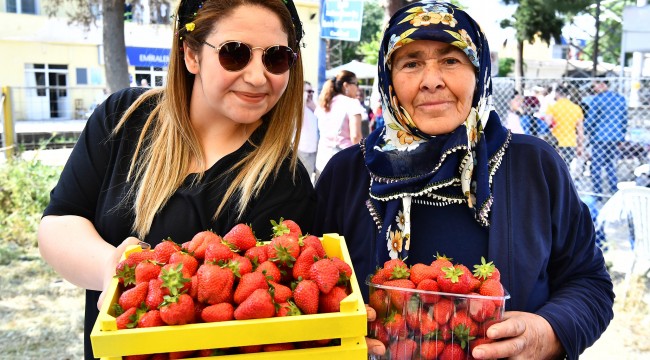 Çileği ile ünlü Emiralem'de festival coşkusu yaşandı