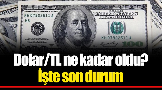 Dolar/TL ne kadar oldu? İşte son durum