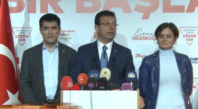 Ekrem İmamoğlu: 29 bin 408 oyla öndeyiz