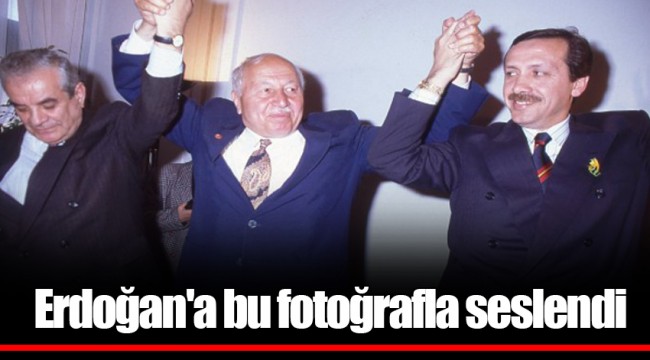 Erdoğan'a bu fotoğrafla seslendi