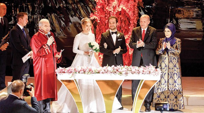 Erdoğan ailesi, Demirören-Kalyoncu çiftinin şahidi oldu