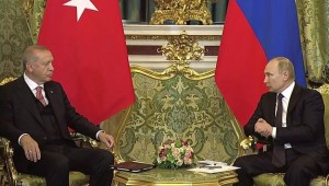 Erdoğan ile Putin görüşüyor