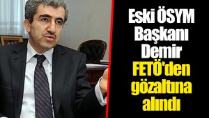 Eski ÖSYM Başkanı Demir FETÖ'den gözaltına alındı