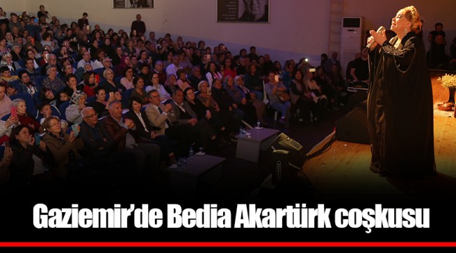 Gaziemir’de Bedia Akartürk coşkusu