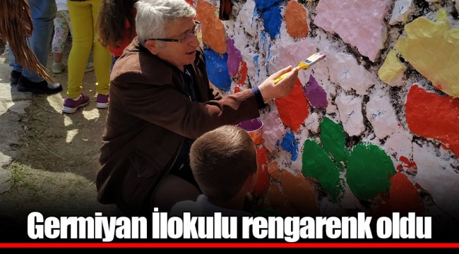 Germiyan İlokulu rengarenk oldu