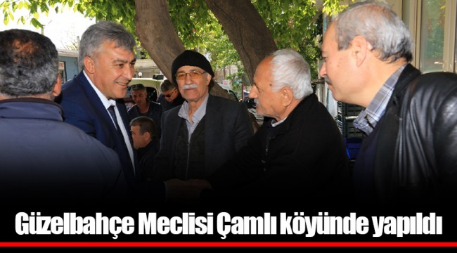 Güzelbahçe Meclisi Çamlı köyünde yapıldı