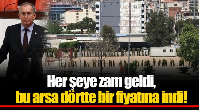 Her şeye zam geldi, bu arsa dörtte bir fiyatına indi!