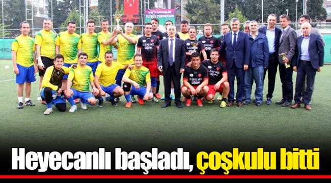Heyecanlı başladı, çoşkulu bitti