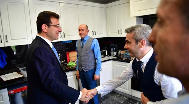 İBB Başkanı Ekrem İmamoğlu, çalışanlarla tanıştı, menüyü eşitledi