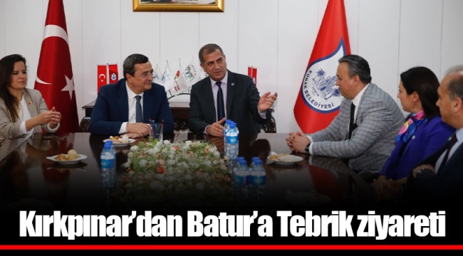Kırkpınar’dan Batur’a Tebrik ziyareti
