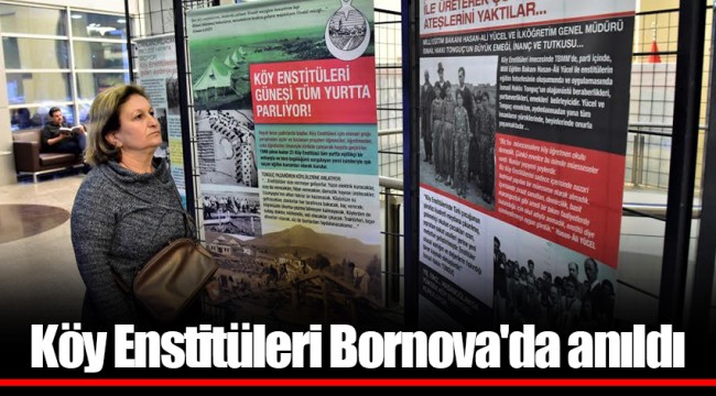 Köy Enstitüleri Bornova'da anıldı